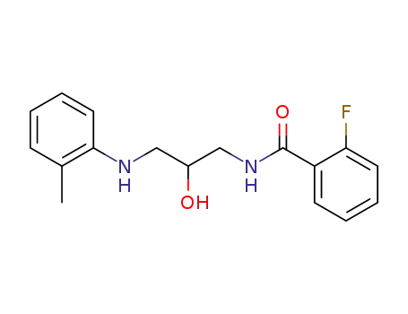 2-Fluoro-N-(2-hydroxy-3-o-tolylamino-propyl)-benzamide