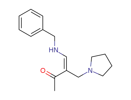 (Z)-4-Benzylamino-3-pyrrolidin-1-ylmethyl-but-3-en-2-one