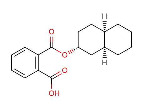 phthalic acid mono-((4a<i>rH</i>.8a<i>cH</i>)-decahydro-naphthyl-(2<i>c</i>)-ester)
