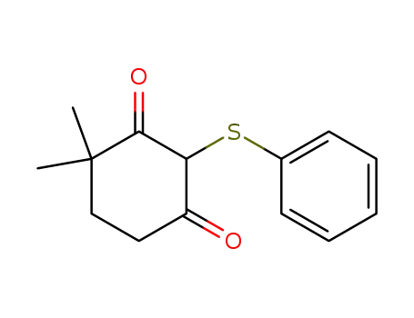 4,4-Dimethyl-2-phenylsulfanyl-cyclohexane-1,3-dione
