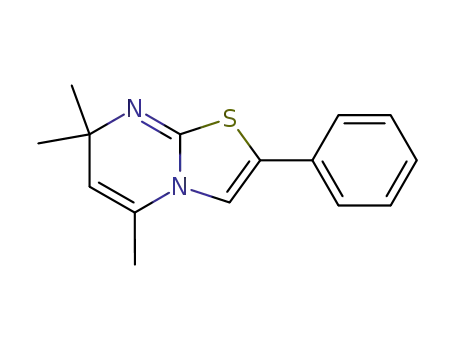 5,7,7-trimethyl-2-phenyl-7<i>H</i>-thiazolo[3,2-<i>a</i>]pyrimidine
