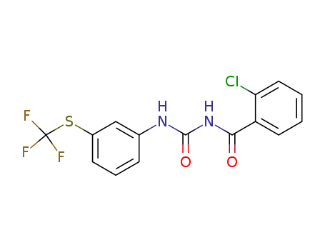 Benzamide,
2-chloro-N-[[[3-[(trifluoromethyl)thio]phenyl]amino]carbonyl]-