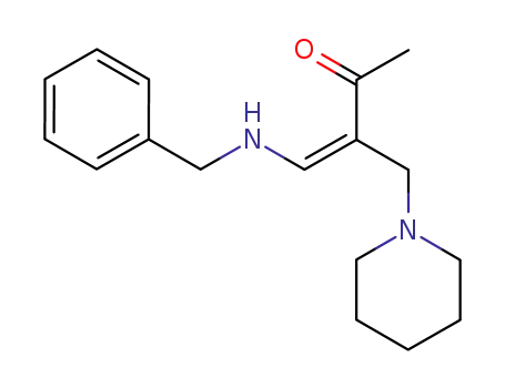 (Z)-4-Benzylamino-3-piperidin-1-ylmethyl-but-3-en-2-one