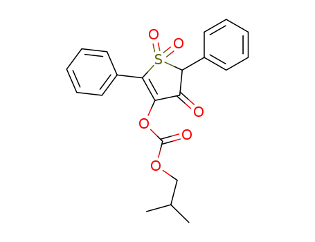 4-(Isobutoxycarbonyloxy)-3-oxo-2,5-diphenyl-2,3-dihydrothiophen-1,1-dioxid