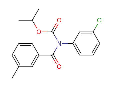 Molecular Structure of 5833-30-7 ((3-Chloro-phenyl)-(3-methyl-benzoyl)-carbamic acid isopropyl ester)