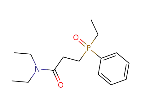 N,N-Diethyl-3-(ethylphenylphosphinyl)-propionamid