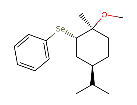 ((1S,2S,5R)-5-Isopropyl-2-methoxy-2-methyl-cyclohexylselanyl)-benzene