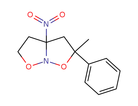 2-methyl-3a-nitro-2-phenyl-tetrahydro-isoxazolo[2,3-<i>b</i>]isoxazole