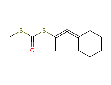 S-Methyl-S'-<1-cyclohexyliden-propen-(1)-yl-(2)>-dithiolcarbonat