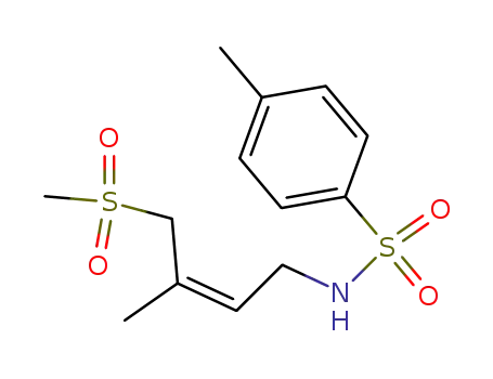 N-((Z)-4-Methanesulfonyl-3-methyl-but-2-enyl)-4-methyl-benzenesulfonamide