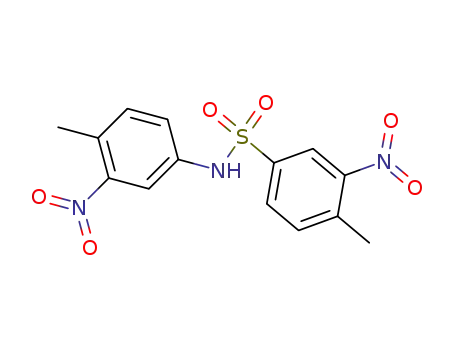 Molecular Structure of 16939-34-7 (3-Nitro-p-toluolsulfon-N-(3-nitro-p-tolyl)-amid)