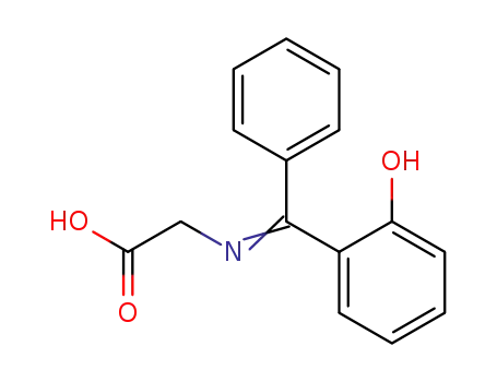 Molecular Structure of 62665-68-3 (Glycine, N-[(2-hydroxyphenyl)phenylmethylene]-)