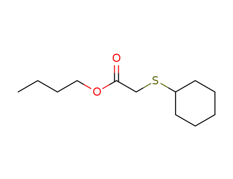 Cyclohexylsulfanyl-acetic acid butyl ester