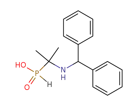 Molecular Structure of 65577-25-5 (Phosphinic acid, [1-[(diphenylmethyl)amino]-1-methylethyl]-)