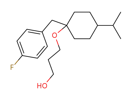 1-Propanol,
3-[[1-[(4-fluorophenyl)methyl]-4-(1-methylethyl)cyclohexyl]oxy]-