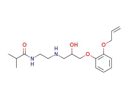 N-{2-[3-(2-Allyloxy-phenoxy)-2-hydroxy-propylamino]-ethyl}-isobutyramide