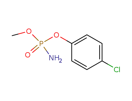 Molecular Structure of 54113-47-2 (Phosphoramidic acid 4-chloro-phenyl ester methyl ester)