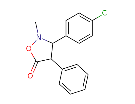3-(4-chloro-phenyl)-2-methyl-4-phenyl-isoxazolidin-5-one
