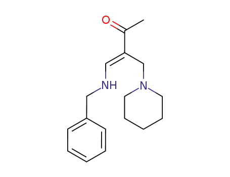 (E)-4-Benzylamino-3-piperidin-1-ylmethyl-but-3-en-2-one