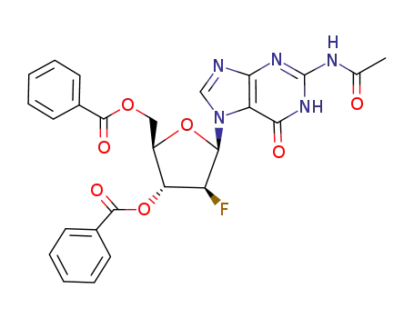 Molecular Structure of 134222-06-3 (C<sub>26</sub>H<sub>22</sub>FN<sub>5</sub>O<sub>7</sub>)