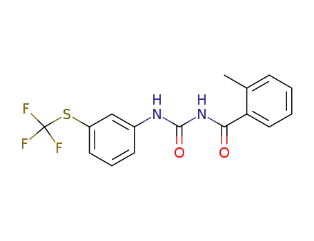 Benzamide,
2-methyl-N-[[[3-[(trifluoromethyl)thio]phenyl]amino]carbonyl]-