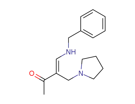 (E)-4-Benzylamino-3-pyrrolidin-1-ylmethyl-but-3-en-2-one