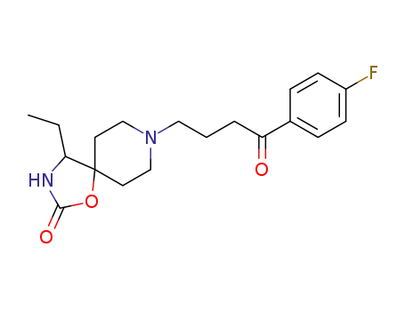 4-ethyl-8-[4-(4-fluoro-phenyl)-4-oxo-butyl]-1-oxa-3,8-diaza-spiro[4.5]decan-2-one