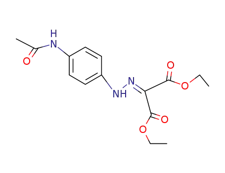 Molecular Structure of 92650-42-5 (Diethylmesoxalat-4-acetamidophenylhydrazon)