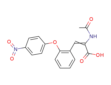 2-(4-Nitro-phenoxy)-α-acetamido-zimtsaeure