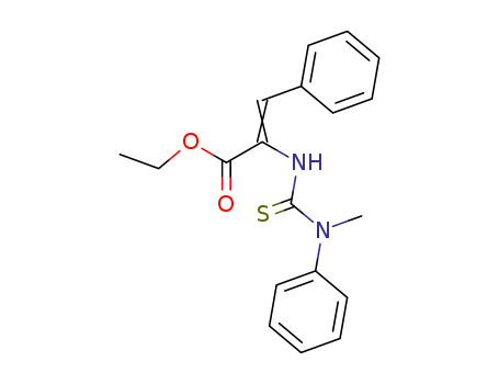 2-Propenoic acid,
2-[[(methylphenylamino)thioxomethyl]amino]-3-phenyl-, ethyl ester