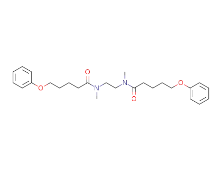 Molecular Structure of 61797-44-2 (Pentanamide, N,N'-1,2-ethanediylbis[N-methyl-5-phenoxy-)