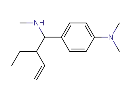 1-Methylamino-1-<p-dimethylaminophenyl>-2-ethyl-buten-(3)