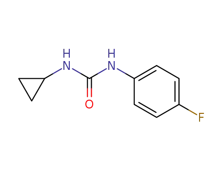 Molecular Structure of 64392-99-0 (Urea, N-cyclopropyl-N'-(4-fluorophenyl)-)