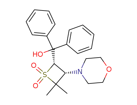 (4,4-dimethyl-3-morpholin-4-yl-1,1-dioxo-1λ<sup>6</sup>-thietan-2-yl)-diphenyl-methanol