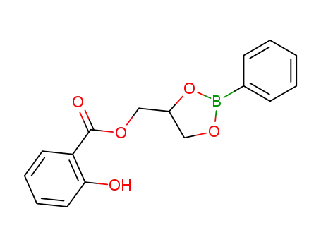2-hydroxy-benzoic acid 2-phenyl-[1,3,2]dioxaborolan-4-ylmethyl ester