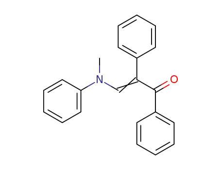 Molecular Structure of 76312-34-0 (1-<N-Methyl-anilino>-2-phenyl-2-benzoyl-aethylen)