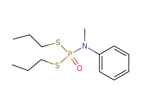 Methyl-phenyl-dithiophosphoramidic acid dipropyl ester
