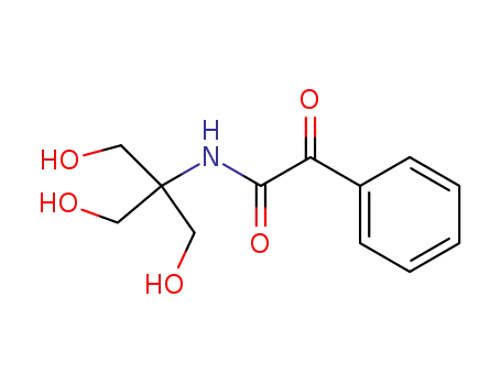 Molecular Structure of 91642-49-8 (N-<2-Hydroxy-1,1-bis-hydroxymethyl-ethyl>-phenylglyoxylsaeureamid)