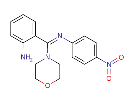 Morpholine, 4-[(2-aminophenyl)[(4-nitrophenyl)imino]methyl]-