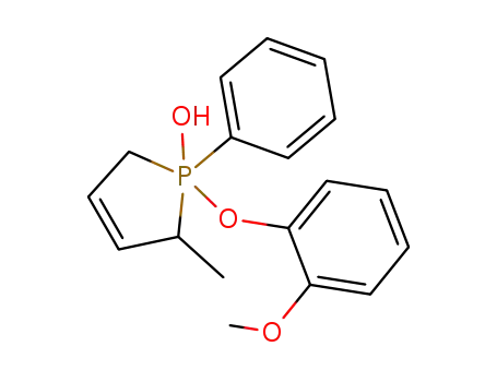 1H-Phosphole,
1,1,2,5-tetrahydro-1-hydroxy-1-(2-methoxyphenoxy)-2-methyl-1-phenyl-