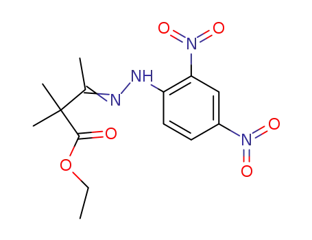 α,α-Dimethyl-acetessigsaeureethylester-2,4-dinitro-phenylhydrazon