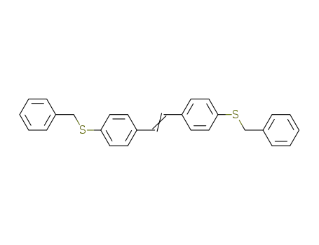 Molecular Structure of 25346-87-6 (4,4'-Di-benzylmercapto-stilben)