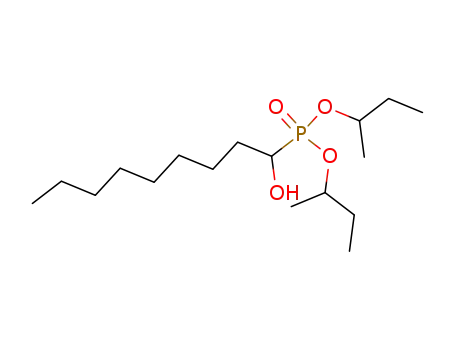 Molecular Structure of 33472-14-9 ((1-hydroxy-nonyl)-phosphonic acid di-<i>sec</i>-butyl ester)