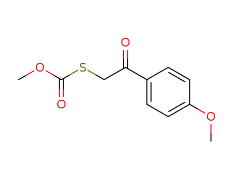 Thiocarbonic acid S-[2-(4-methoxy-phenyl)-2-oxo-ethyl] ester O-methyl ester