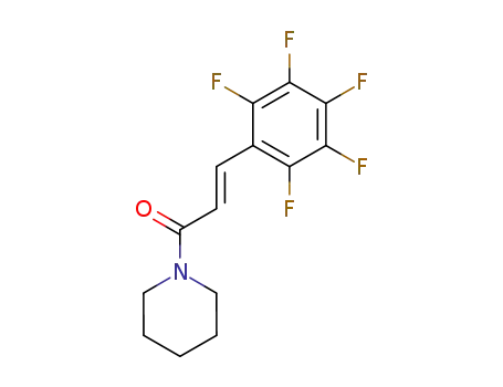 (E)-3-Pentafluorophenyl-1-piperidin-1-yl-propenone