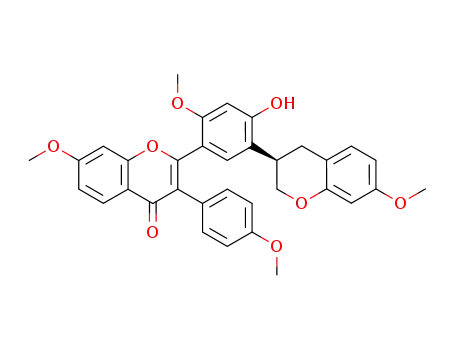 2-<3R-6'-hydroxy-4',7-dimethoxyisoflavan-3'-yl>-4',7-dimethoxyisoflavone