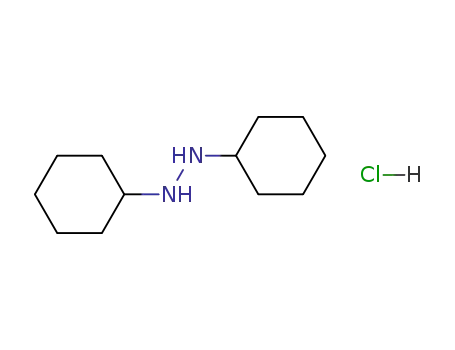 Molecular Structure of 24214-76-4 (<i>N</i>,<i>N</i>'-dicyclohexyl-hydrazine; hydrochloride)