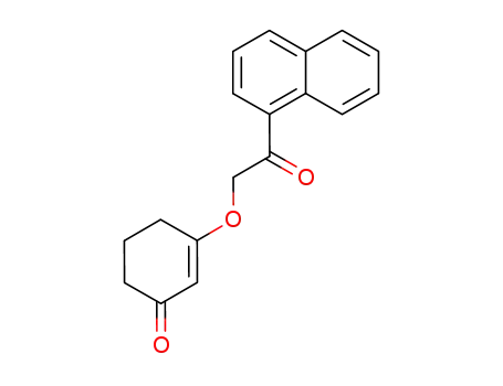 Molecular Structure of 13686-52-7 (1-(α-Naphthacyloxy)-3-oxo-cyclohexen)