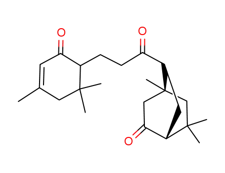 <4,6,6-trimethyl-2-oxobicyclo<2.2.2>octan-8-yl> <3,5,5-trimethyl-1-oxocyclohex-2-en-6-yl>ketone