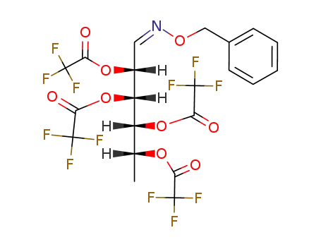 trifluoroacetylated 6-deoxymannose anti-O-benzyloxime